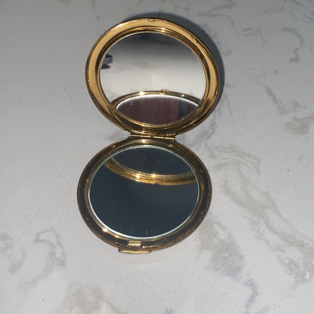 Vintage Stratton compact gold tone make-up mirror - Picture 4 of 5